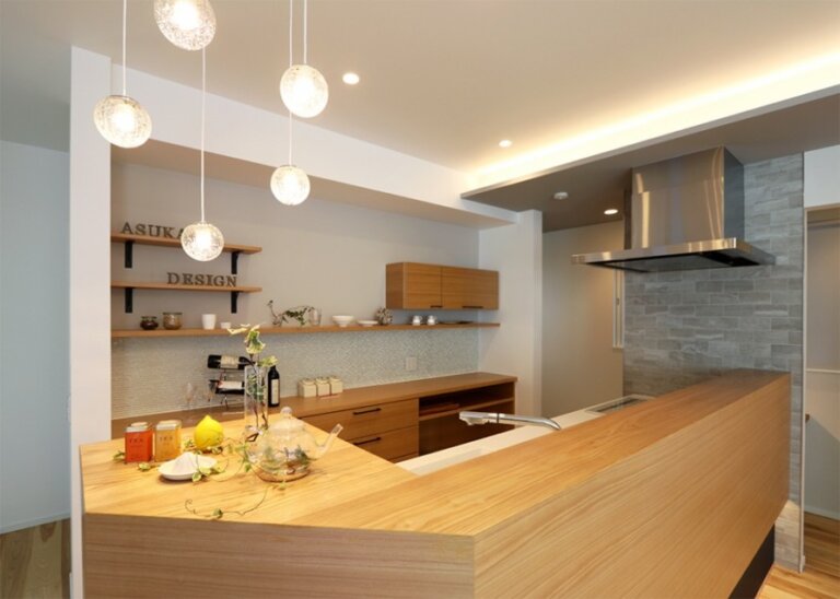 収納力抜群のキッチン